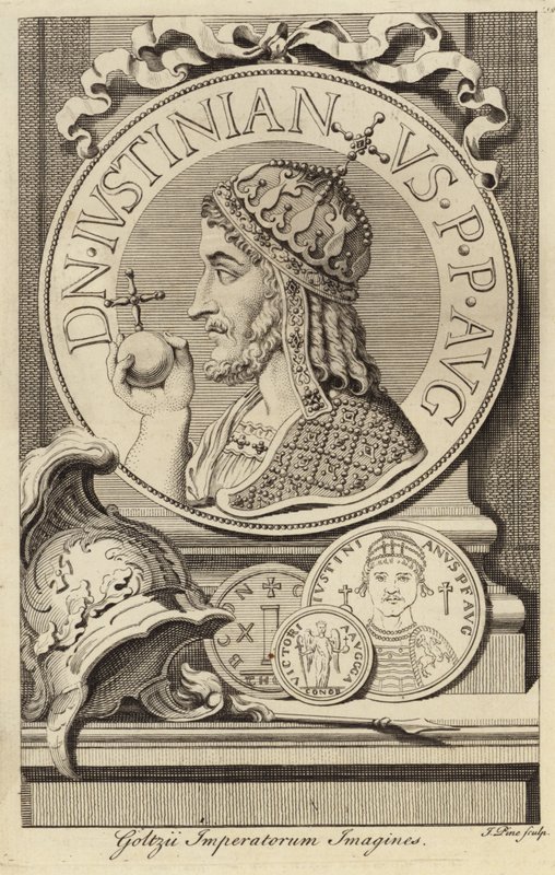 Justinian I el Grande de French School