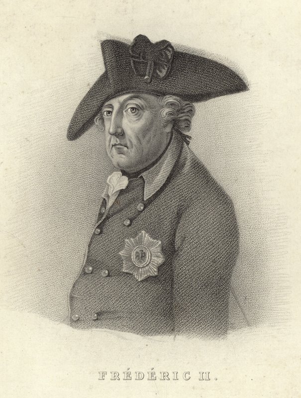 Rey Federico II de Prusia de French School
