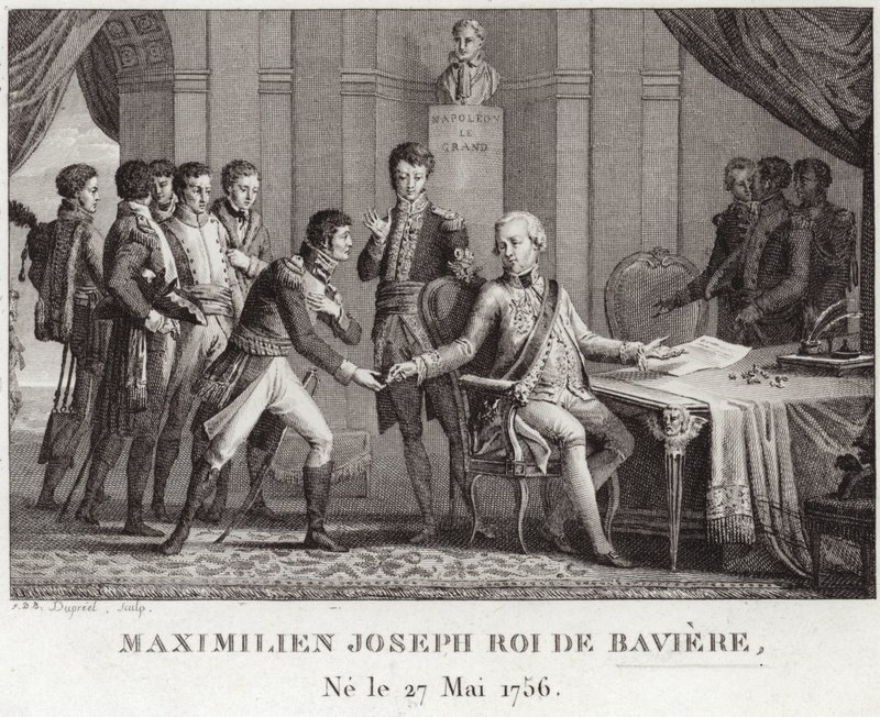 Rey Maximiliano I de Baviera de French School