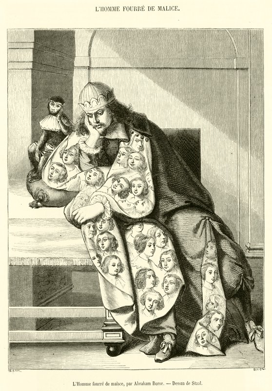 El hombre lleno de malicia de French School