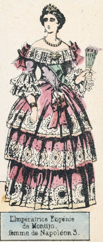 La emperatriz Eugenia de Montijo, esposa de Napoleón III de French School