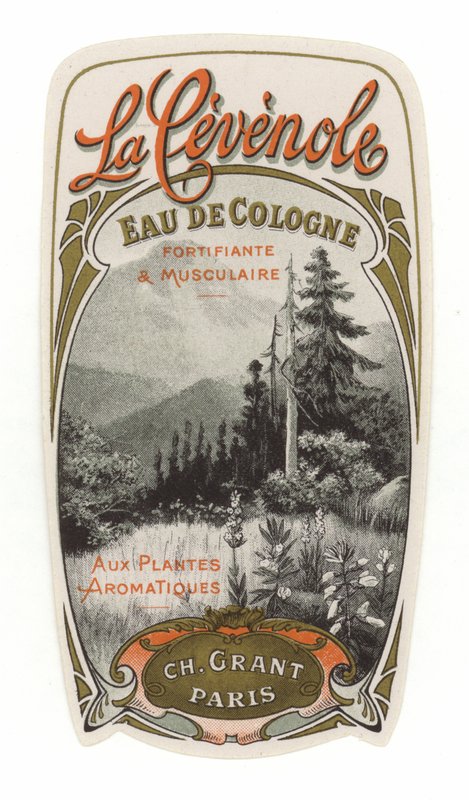 La Cevenole, etiqueta de Eau De Cologne de French School