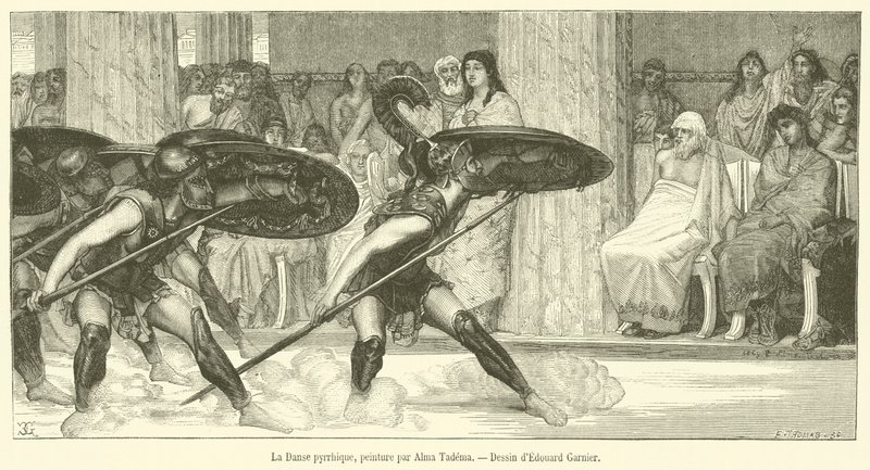 La Danza pírrica de French School