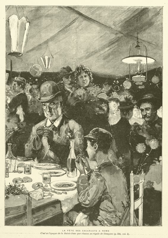 La Fiesta de los Caracoles en Roma de French School