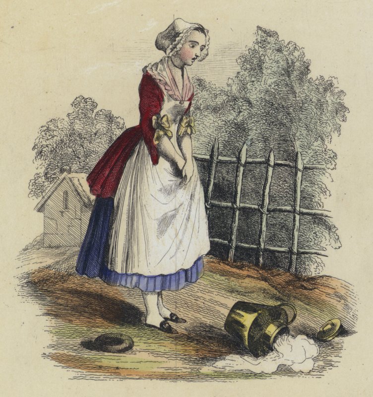La Lechera y el Cántaro de Leche de French School
