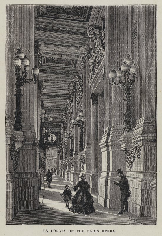 La Loggia de la Ópera de París de French School