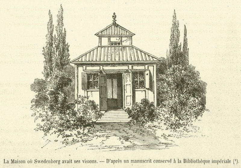 La Casa donde Swedenborg tenía sus visiones de French School