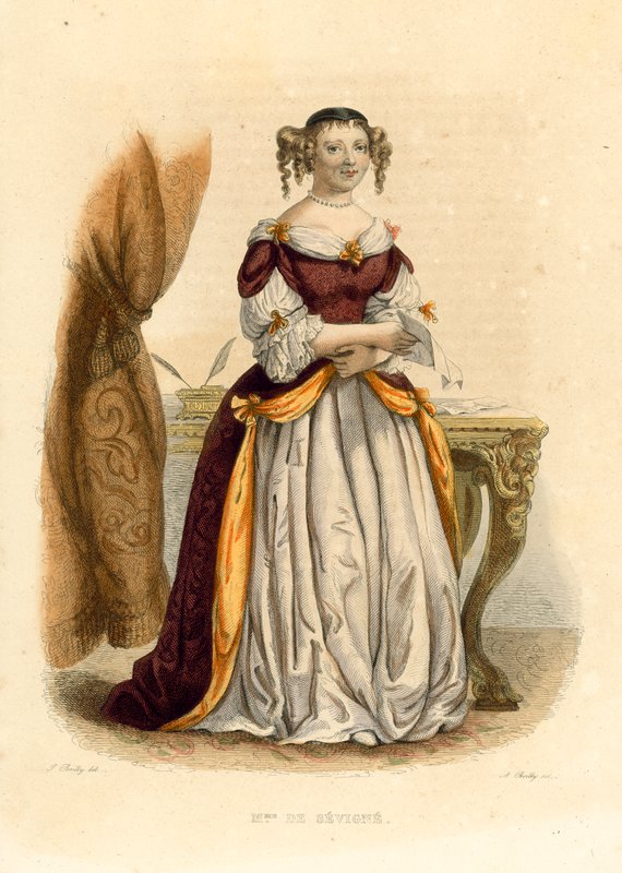 La Marquesa de Sévigné de French School