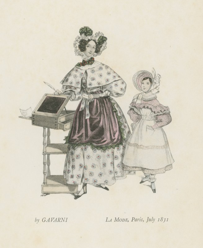 La Mode, París, julio 1831 de French School