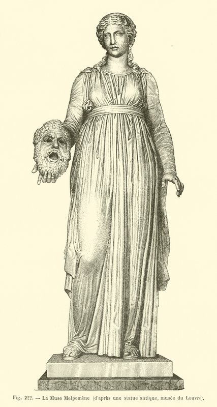 La Musa Melpómene de French School
