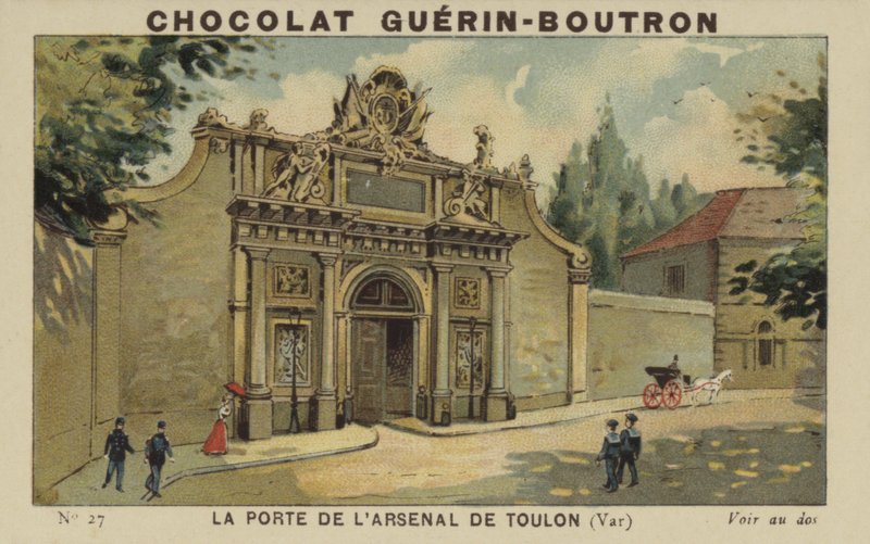 La Puerta del Arsenal de Toulon, Var de French School