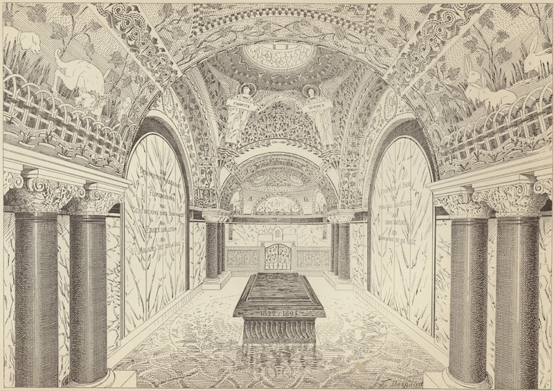 La tumba de Pasteur de French School