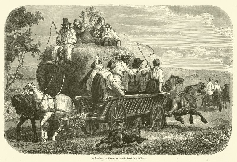 La siega en Fionia de French School