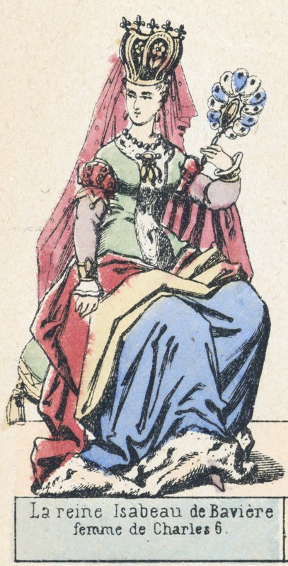 La Reina Isabel de Baviera, Esposa de Carlos VI de French School