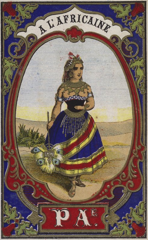 Etiqueta para hilo Africano de French School