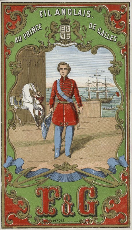 Etiqueta para hilo Inglés de French School