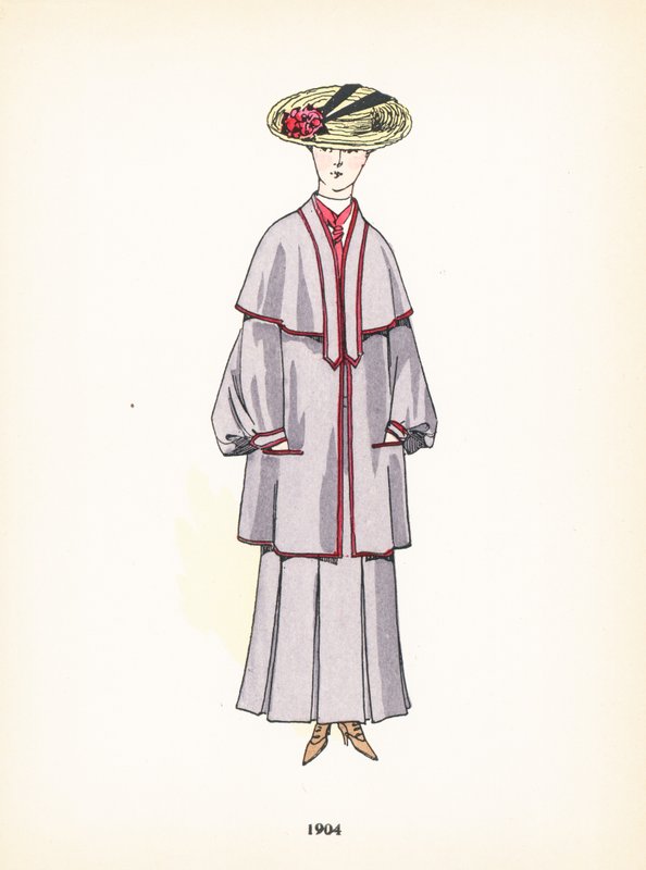 Moda femenina, 1904 de French School