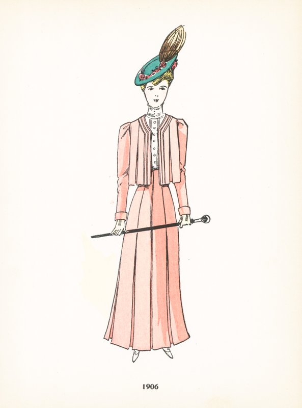 Moda femenina, 1906 de French School