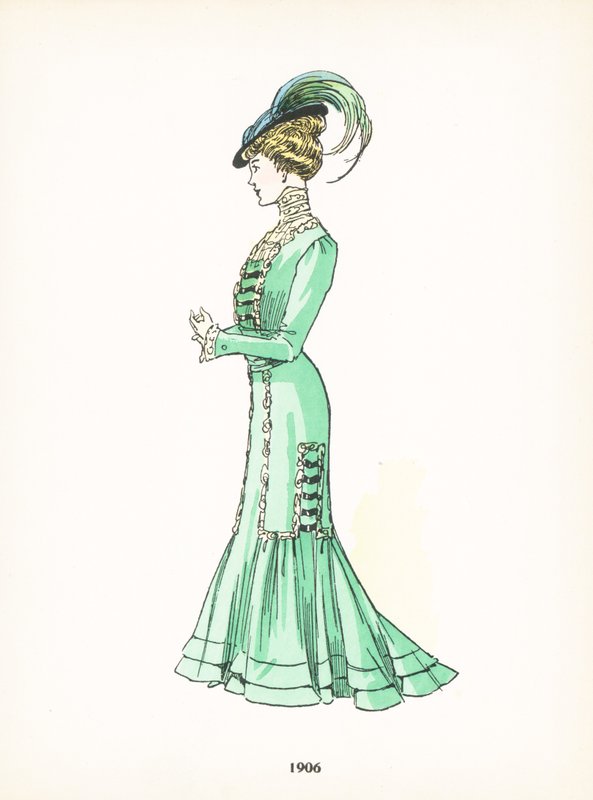 Moda femenina, 1906 de French School