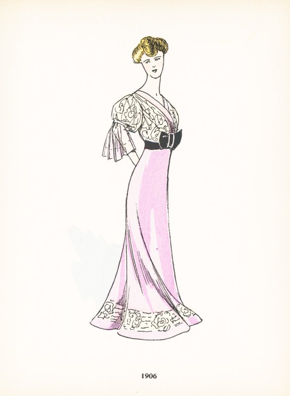 Moda femenina, 1906 de French School