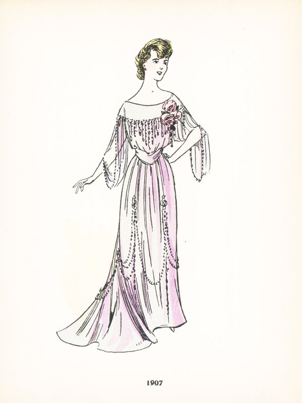 Moda femenina, 1907 de French School