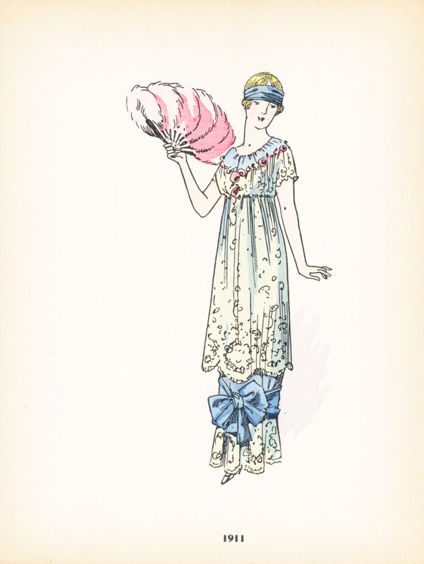 Moda femenina, 1911 de French School