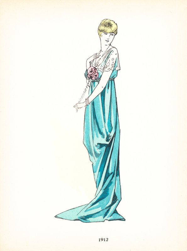Moda femenina, 1912 de French School