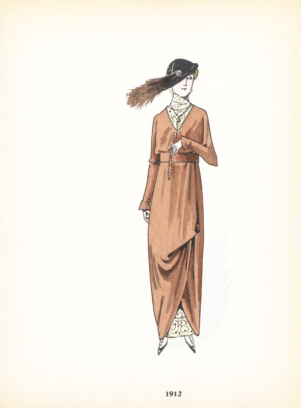 Moda femenina, 1912 de French School