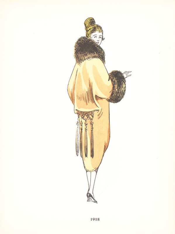 Moda femenina, 1918 de French School