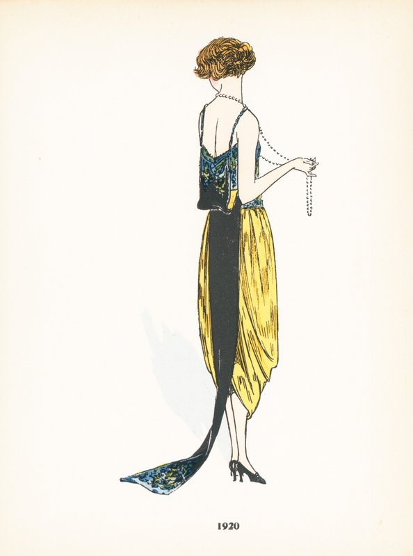 Moda femenina, 1920 de French School