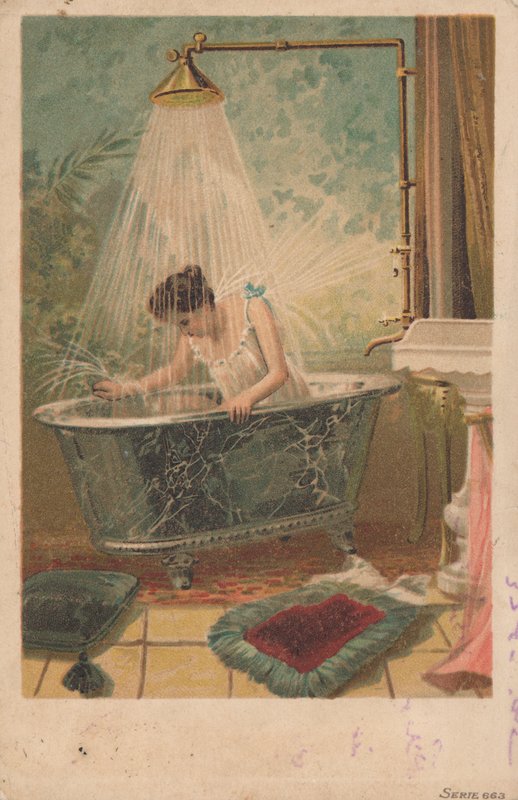 Dama en el baño de French School