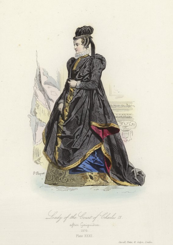 Dama de la corte de Carlos IX de Francia de French School