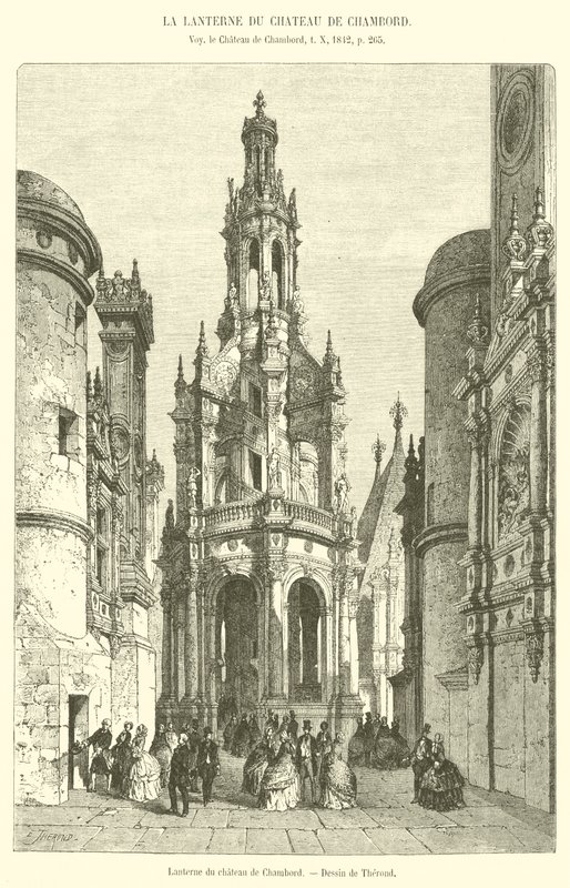 Lanterne du chateau de Chambord de French School