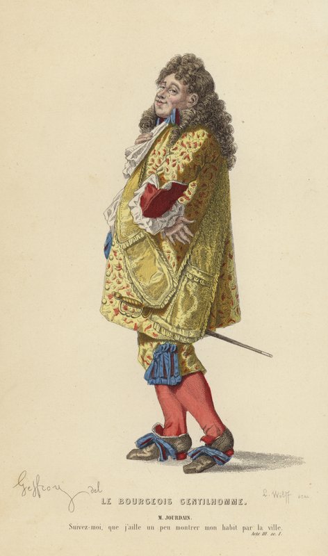 El burgués gentilhombre de French School