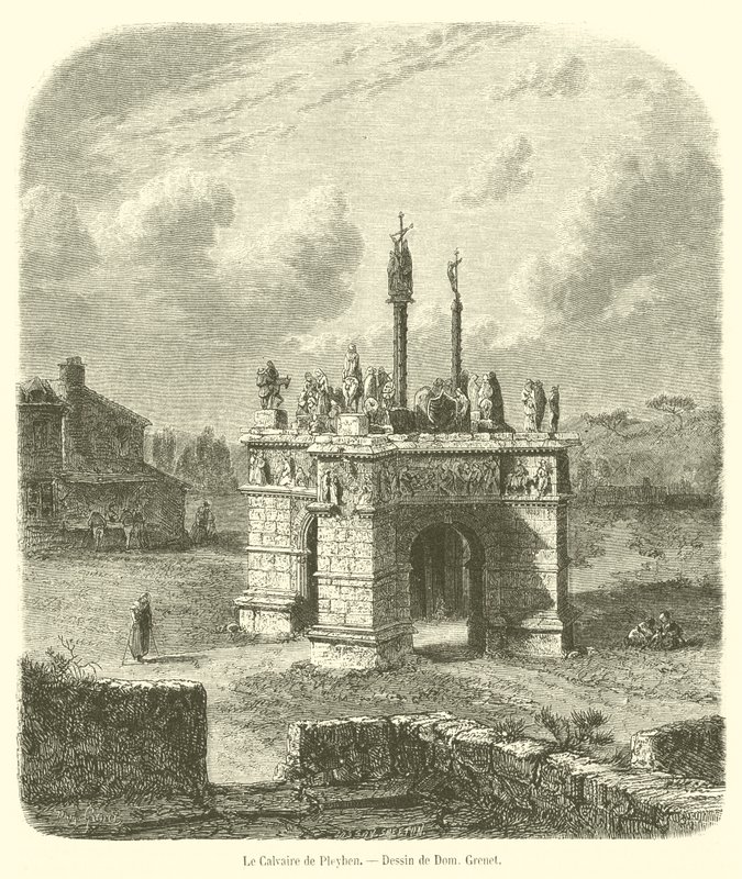 El Calvario de Pleyben de French School