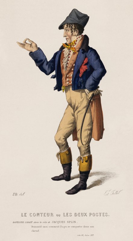 El Narrador o Los Dos Puestos, Acto III, Escena XIII de French School