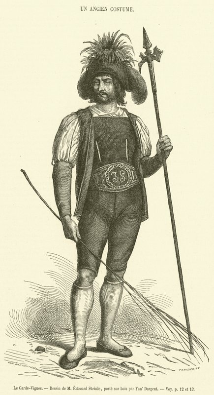 El guardián de viñedos de French School