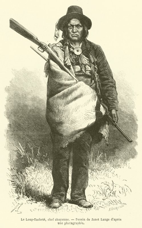 Le Loup-Tachete, jefe cheyenne de French School