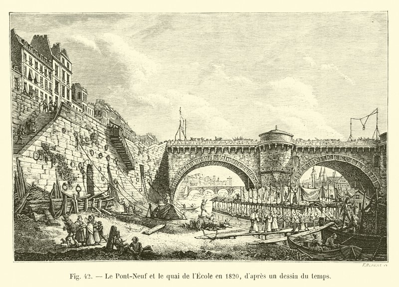 Le Pont-Neuf y el muelle de l