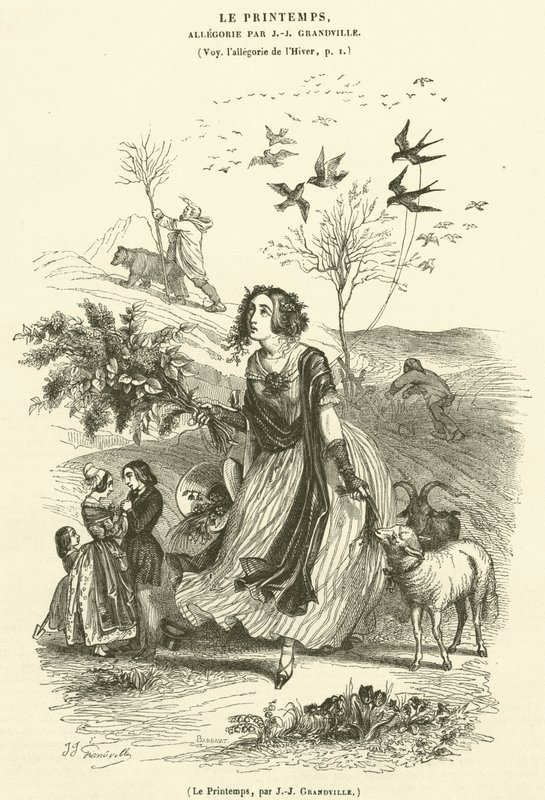 La Primavera (grabado) de French School