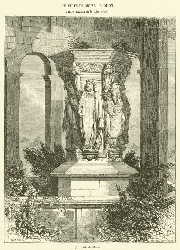 Le Puits de Moise (grabado) de French School