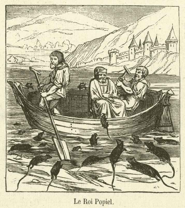 El Rey Popiel (grabado) de French School