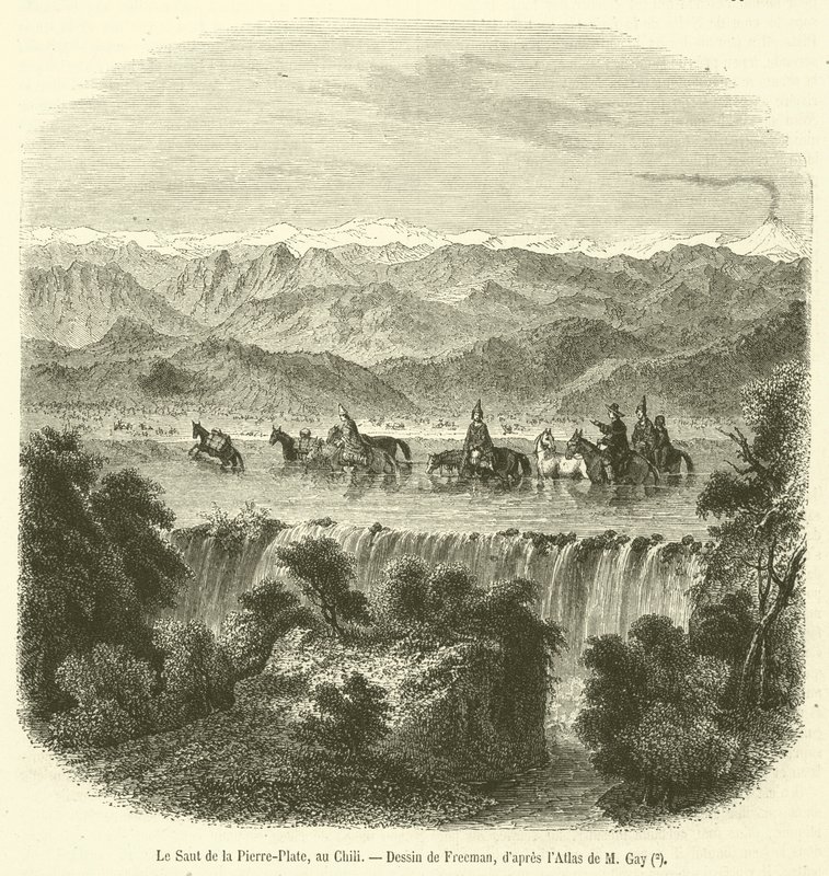 El salto de la Piedra-Plana, en Chile de French School