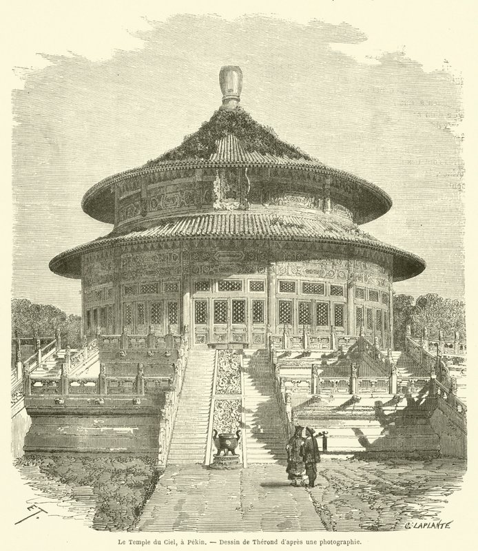 El Templo del Cielo, en Pekín de French School