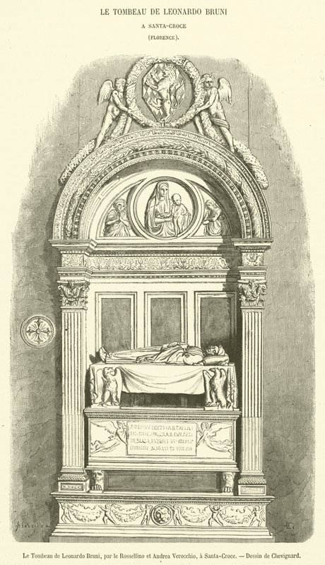 La Tumba de Leonardo Bruni de French School