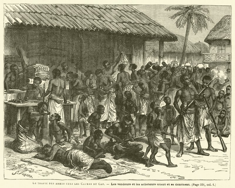 El Tráfico de Armas en los Cafres del Cabo de French School