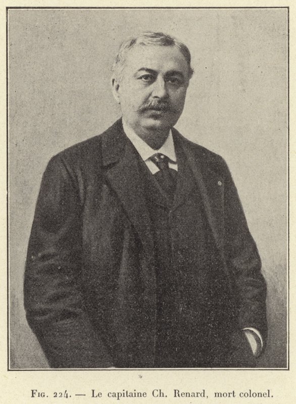 El capitán Ch Renard, fallecido coronel de French School