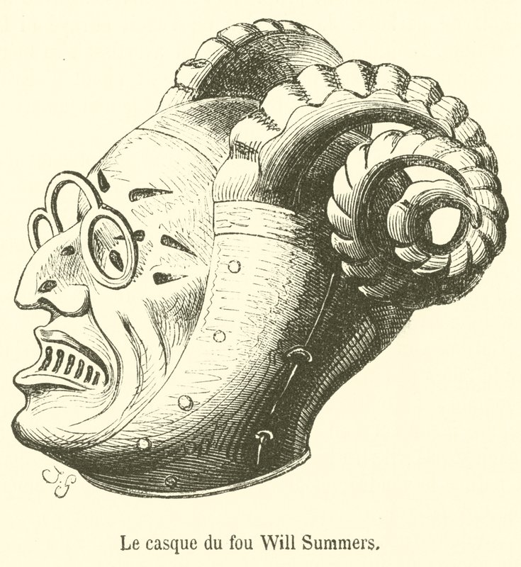 El casco del bufón Will Summers de French School