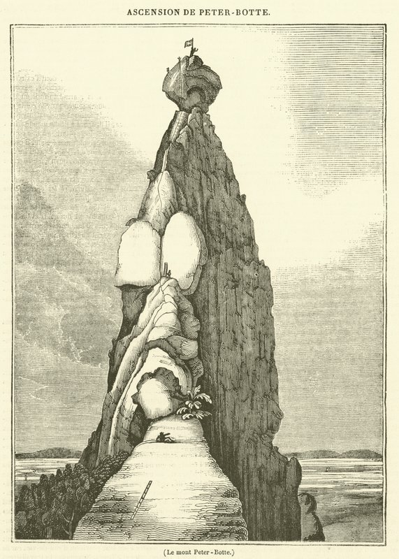 Monte Peter-Botte (grabado) de French School