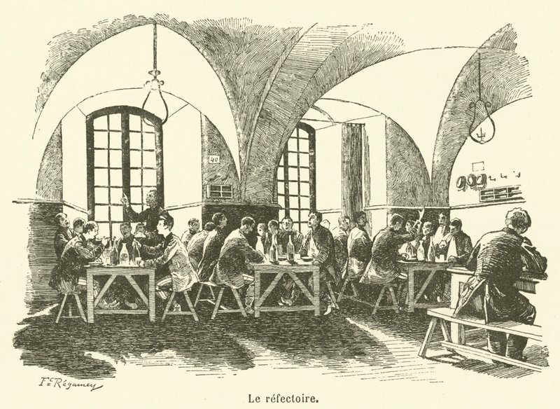 El refectorio (grabado) de French School